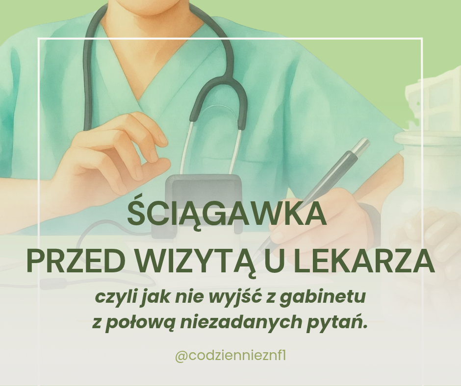 Ściągawka przed wizytą u lekarza.